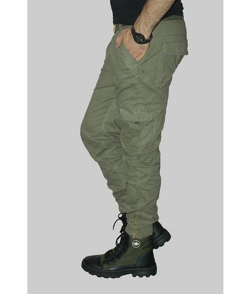 Urban Legends Regular Flat Men's Cargos - Off White ( Pack of 1 ) view 2