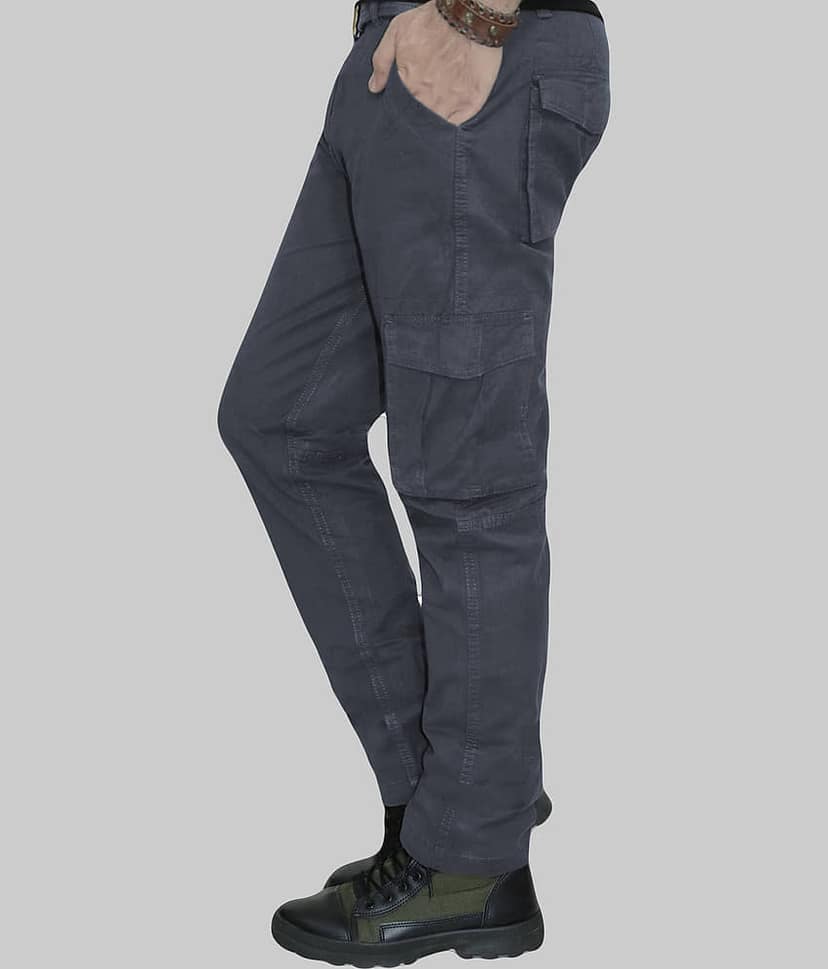 Urban Legends Regular Flat Men's Cargos - Dark Green ( Pack of 1 ) view 2