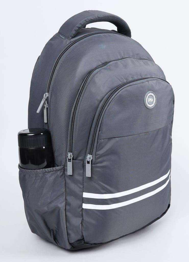 PB Pearlbags FLAUNT 25L Solid Casual Backpack,3 Compartment,Premium Fabric,Water Resistant Anti Theft,School & College Bag for Boys and Girls,Office & Travel Bag for Men and Women,48X31X17 Cms view 4