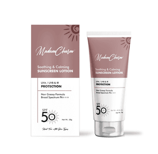 MadamCharm Soothing and Calming SPF 50 Sunscreen Lotion || 50g