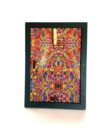 When Colors Speak Photo Frame with Bottle green Borders