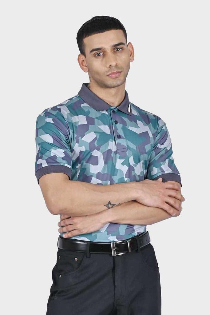 Disruptive Camo Light AH Polo view 2