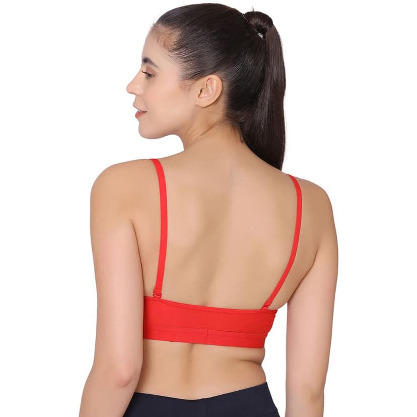 Bodycare Cotton Spandex Padded Non wired Tshirt Bra-Pack of 3 view 4