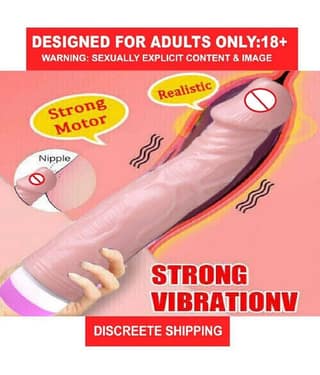 Way Of Pleasure 9 Inch Vibrating Dildo Clit Vibrator Stimulator, Realistic Pe*nis Sex Toy for women- Sex tantra