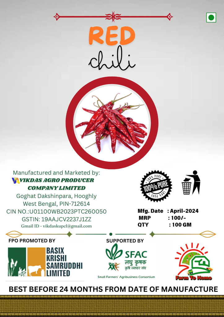 Red Chilli / 100gm view 2