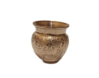Small copper Ashta Lakshmi Kalasam ( 3 inch)