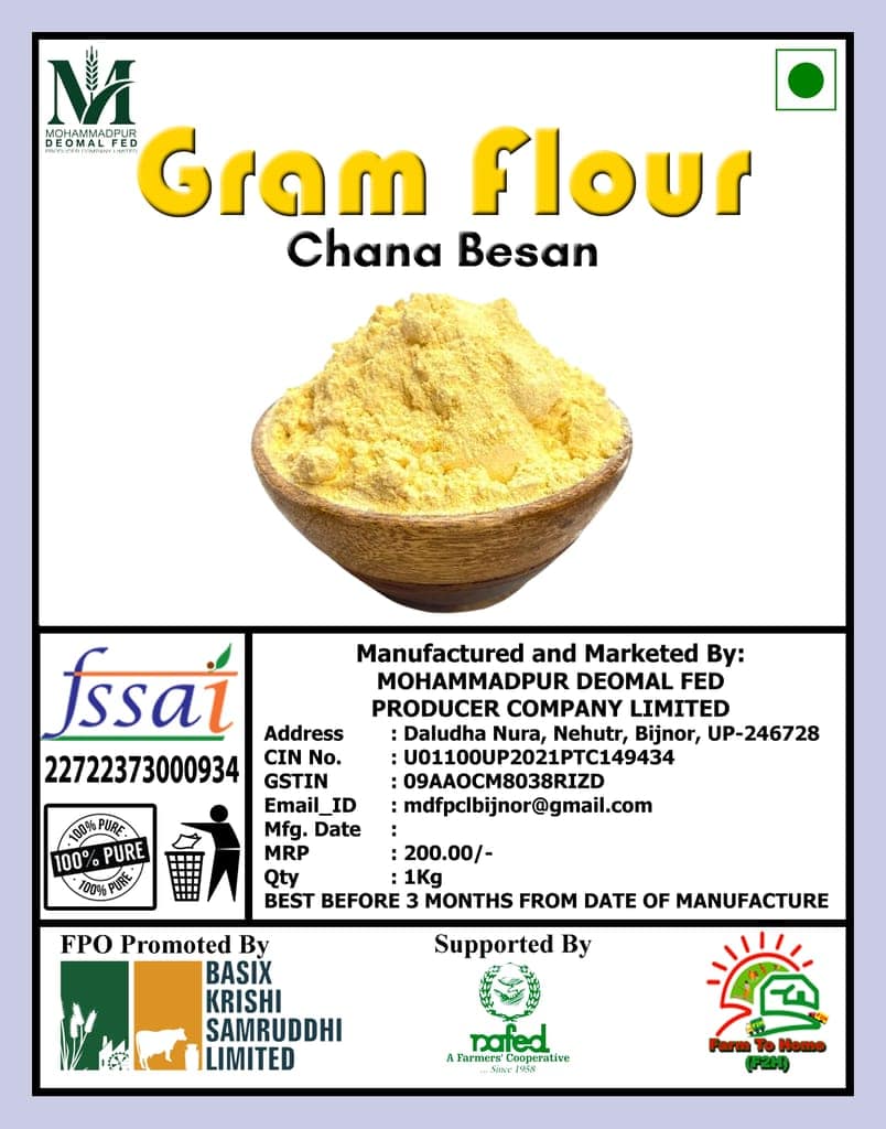 Gram Flour Chana Besan - 1 Kg (pack of 3) view 3