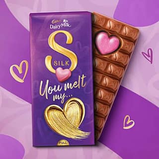 CADBURY DAIRY MILK SILK HEART 250 G