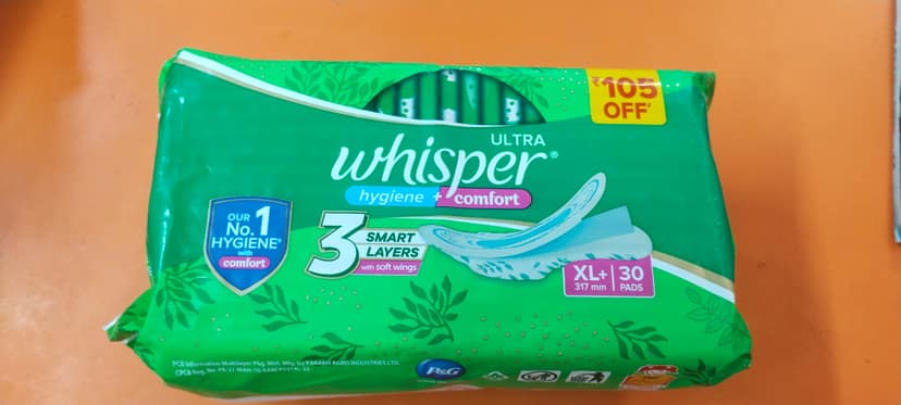 Whisper ultra xl 30 pads