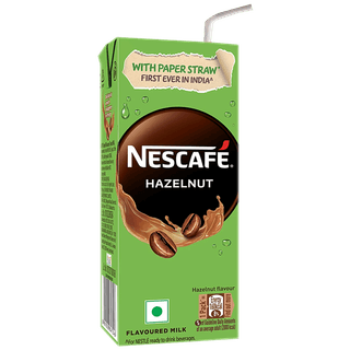 Nescafe Ready To Drink Hazelnut Cold Coffee - Flavoured Milk, 180 Ml