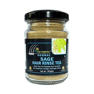 Sage Hair Rinse 50g | Herbal Hair Care | Natural Hair Darkening & Scalp Care | Helps Reduce Premature Greying | Improve scalp condition | Adds Shine | No Chemicals