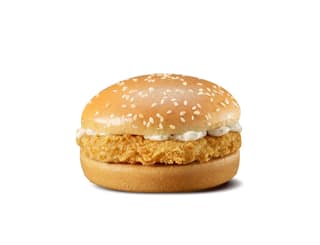 Crispy chicken burger