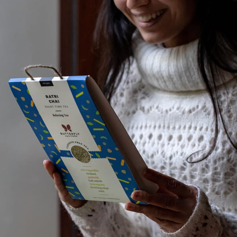 Ratri Chai (Night Time Tea) Herbal Infusion For Relaxation And Detoxification view 4