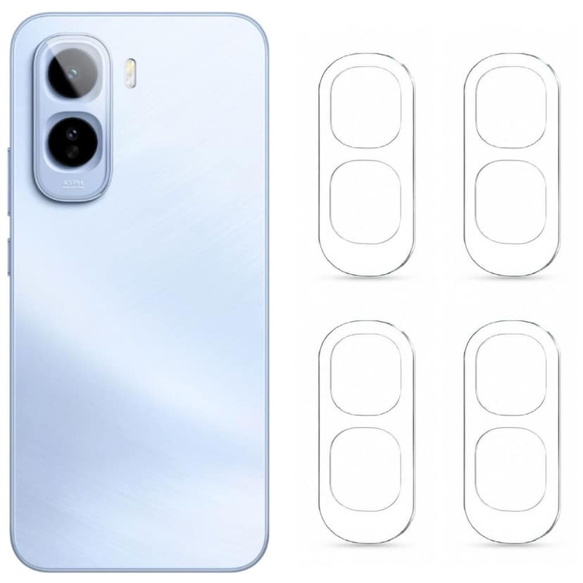 ISAAK Back Camera Lens Protector compatible for Vivo T5 Pro (Pack of 4)