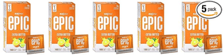 Manforce Epic Passion Extra Dotted Premium Condoms For Men With 1800 Square Dots Fruit Punch Flavour Disposable Pouch (10 Counts) Orange x pack of 5