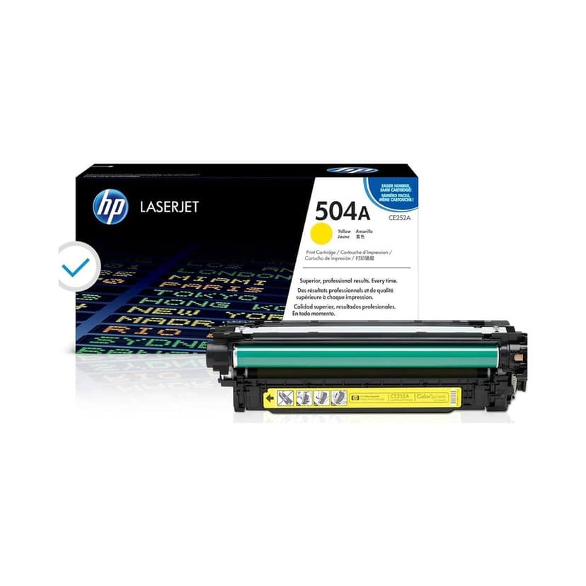 HP 504A Yellow Original LaserJet Toner Cartridge (CE252A)