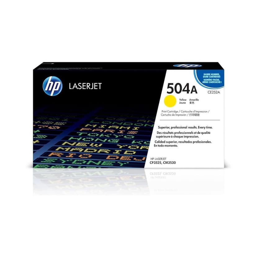 HP 504A Yellow Original LaserJet Toner Cartridge (CE252A) view 2