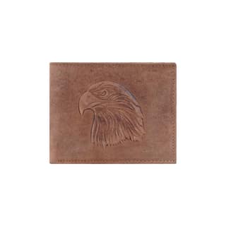 The Wallet Store Eagle Emblem Genuine Leather Wallet For Men