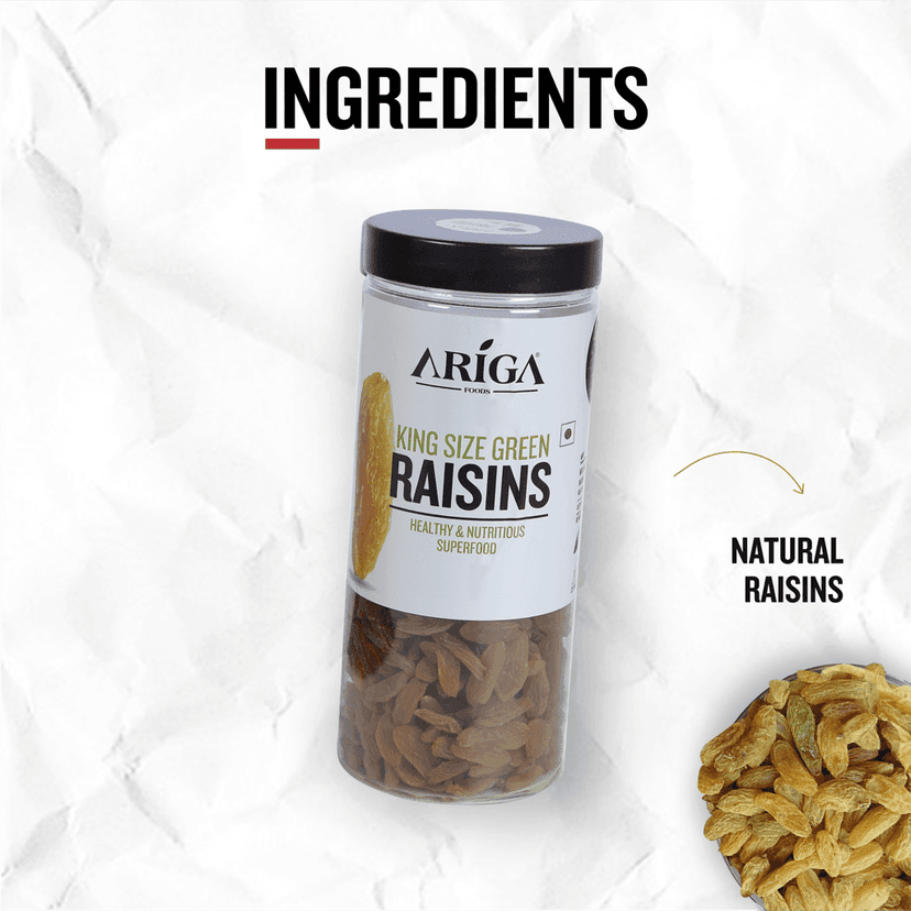 Ariga Foods King Sized Healthy & Nutritious 100% Natural Raisins 1kg (2 x 500 g) view 4