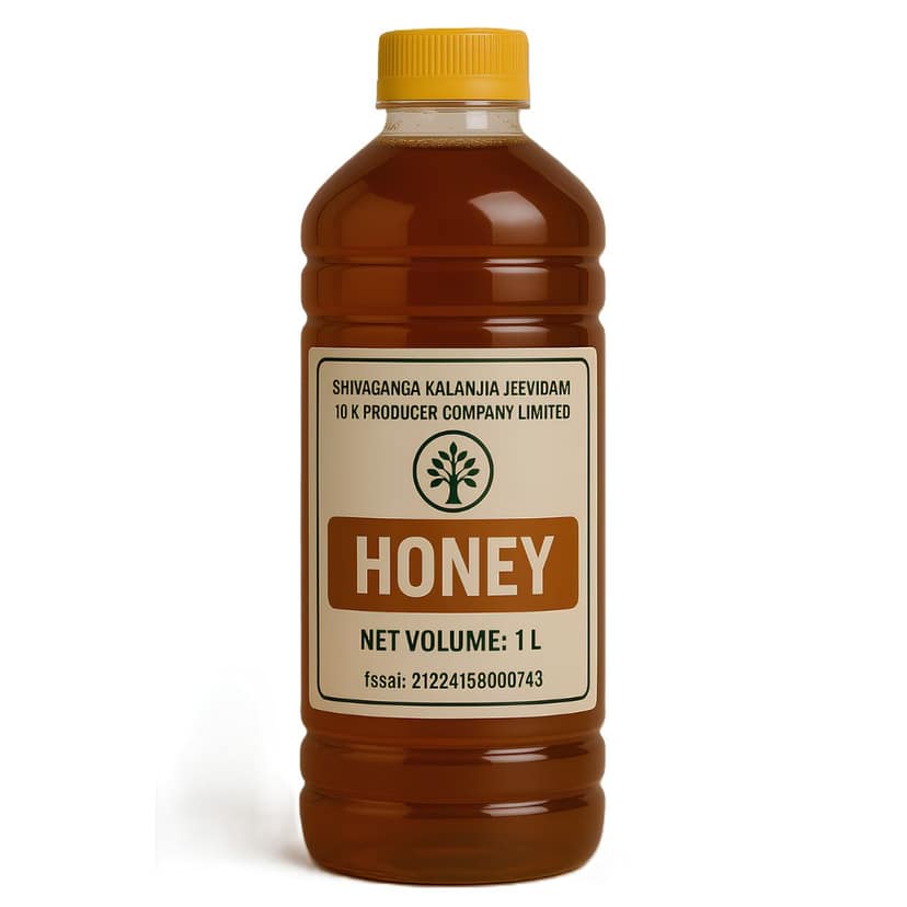 Pure and Natural Honey from Tumkuru - 0.5 Lit