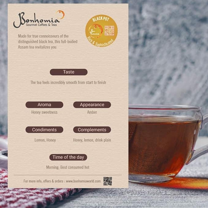 Bonhomia Black Pot - Rich & Sophisticated Tea, Nespresso Compatible Pods - Lemon, 10 Tea Capsules view 3