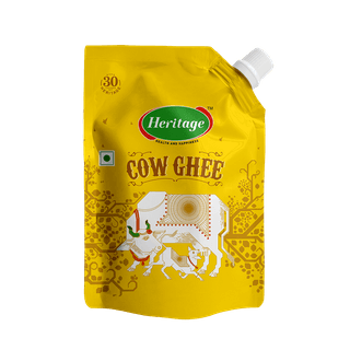 HERITAGE COW GHEE WITH SPOUT POUCH 200 Ml