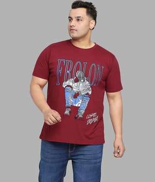 Xmex Pack of 1 Cotton Blend Regular Fit Men's T-Shirt ( Ecru Melange )