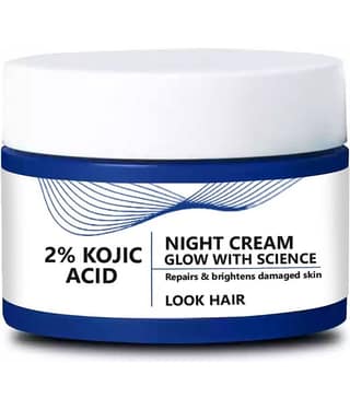 LOOKHAIR Night Cream Normal Skin Kojic Acid ( 50g gm )