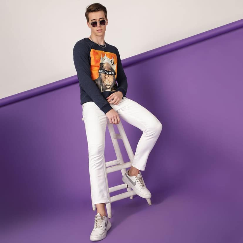 FTX Men Round Neck Printed Full sleeves Tshirt view 5