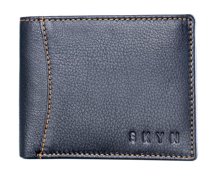 SKYN Luxury Men’s Leather Wallet | RFID Protection | Bifold with Multiple Slots & Cash Section | Gift Box view 4