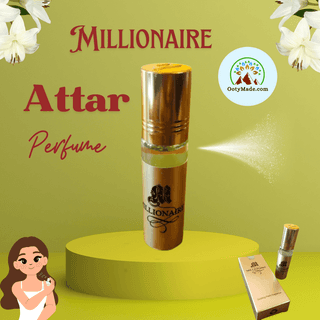 Millionaire Attar Perfume Roll On - Luxurious Scent in a Convenient Small Bottle
