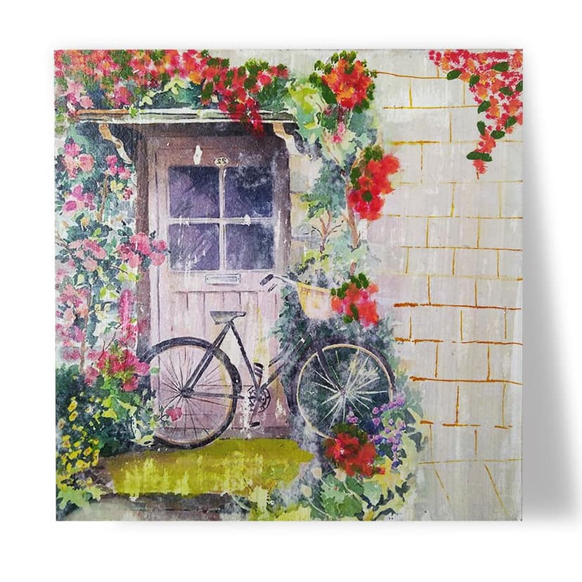 Image Transfer on MDF Square Board DIY Kit by Penkraft