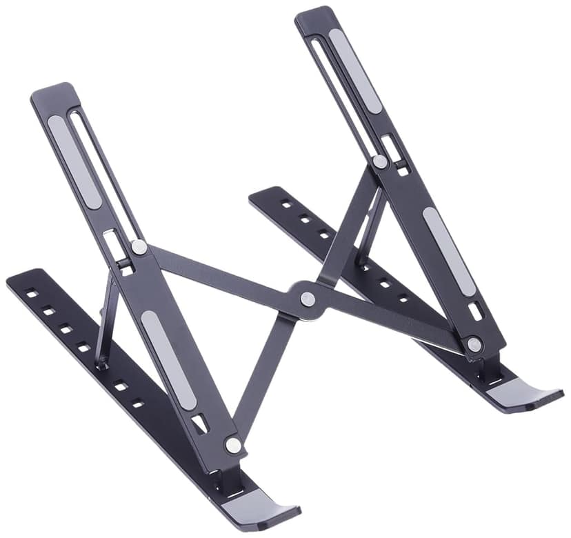 Adjustable Aluminum Laptop Stand with Anti-Slip Pads (Fits 10-15.6 Inch Laptops) view 3