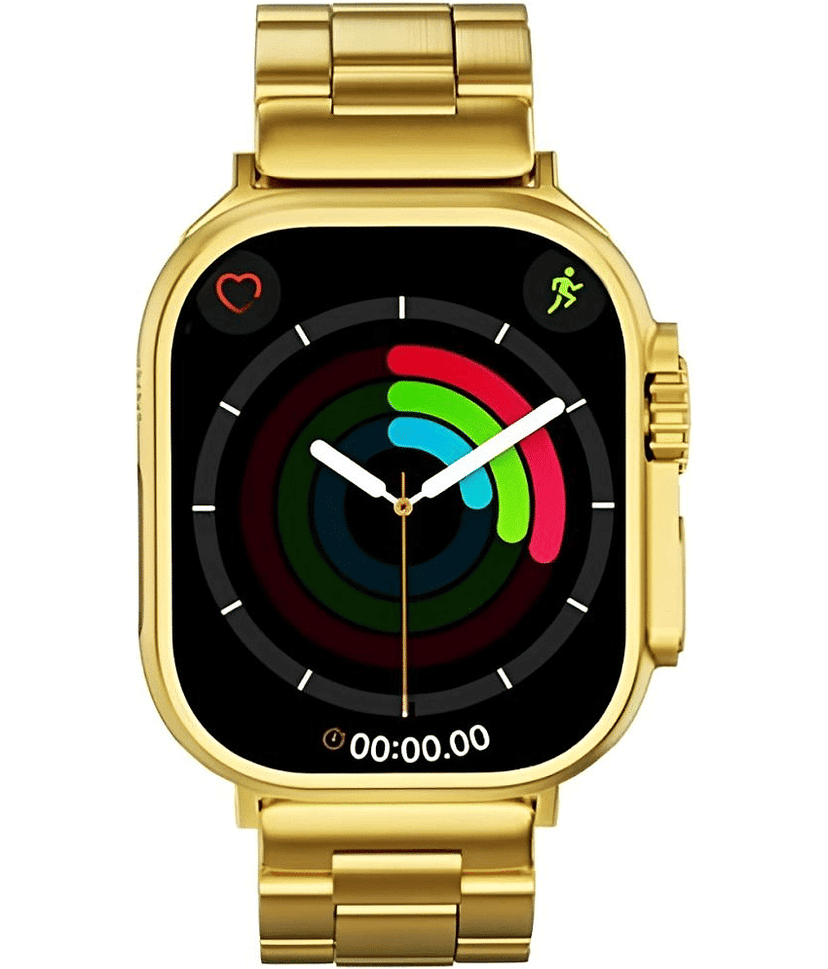COREGENIX ULTRA Premium METAL with HD Display Gold Smart Watch