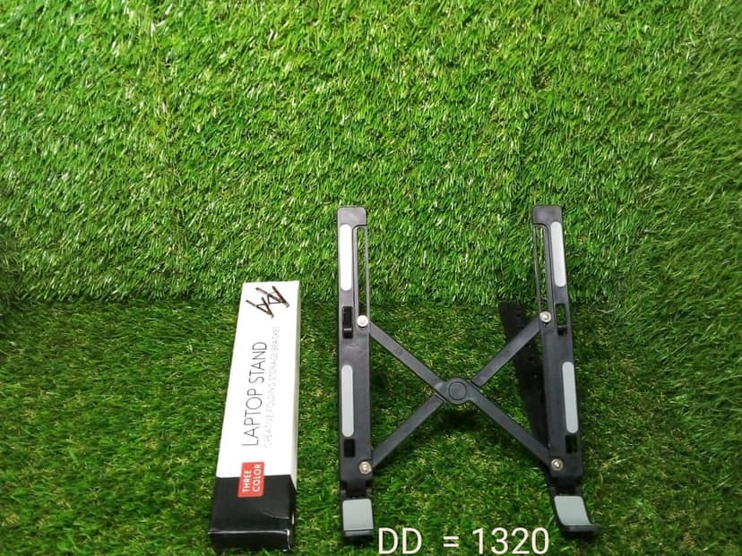Adjustable Ergonomic Foldable Portable, Holder Riser Tablet Stand Plastic (Use In 14 inch Laptop) view 8