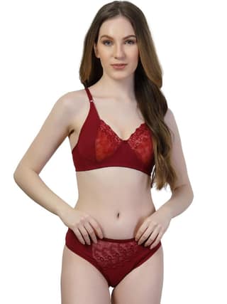 Lace Non Padded Bra Panty Set | Women�s Lingerie Combo | Daily Innerwear