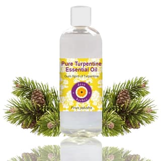 Deve Herbes Turpentine Essential Oil (Pinus palustris)-Gum Spirit of Turpentine Pure | Non-Sticky | Non-greasy | Lightweight | Men & Women | All Skin Types | Steam Distilled 200ml Deve Herbes Turpentine Essential Oil (Pinus palustris)-Gum Spirit of Turpe