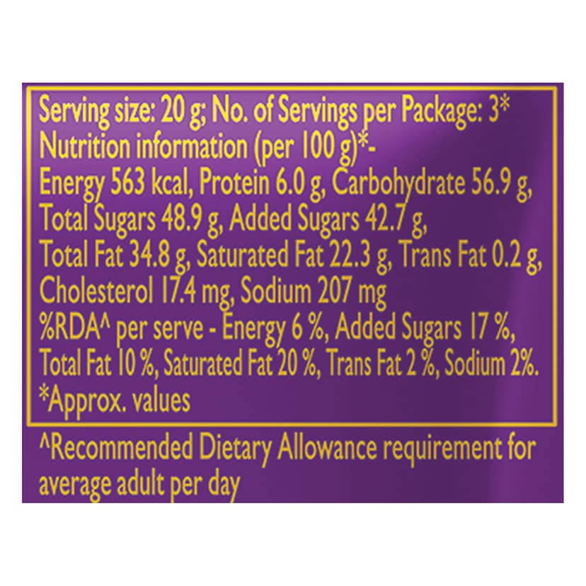 Cadbury Choclairs Gold Candy, 130 g (25 Candies) view 6