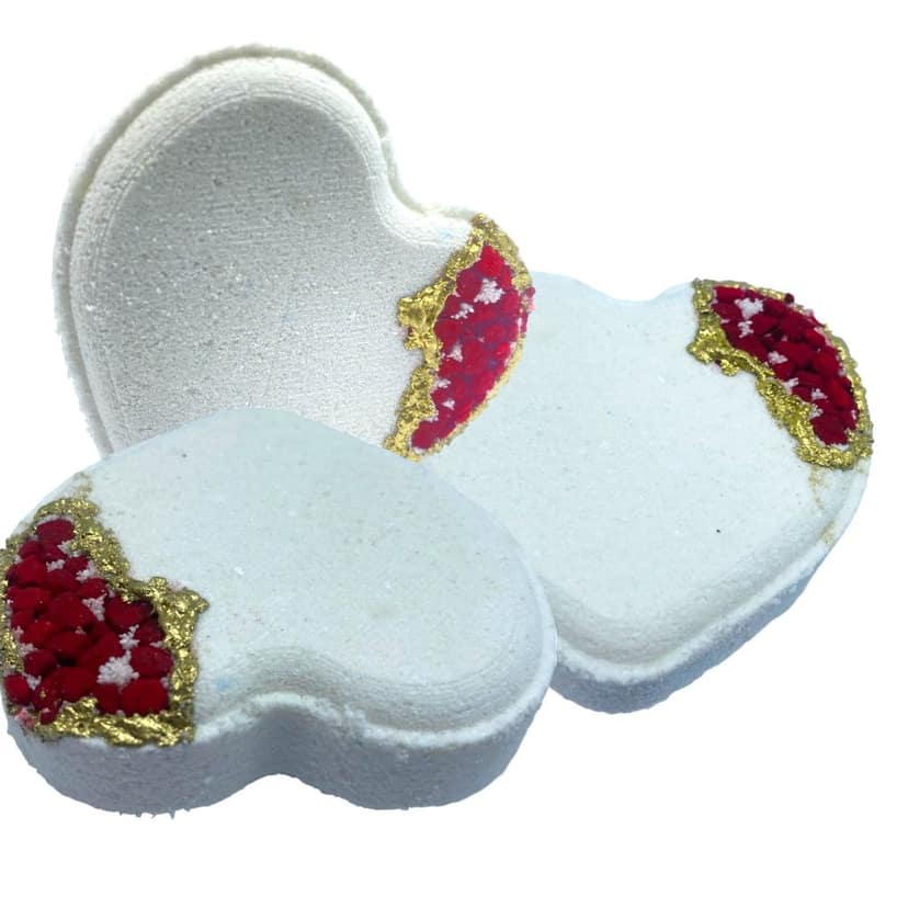 Geode Heart Bath Bomb view 3