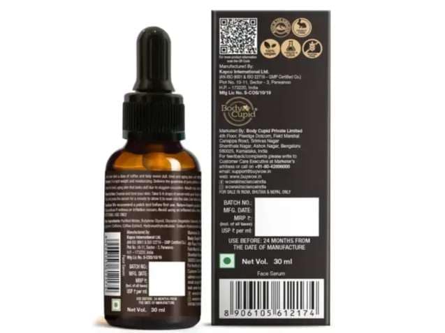 WOW Caffeine Face Serum, Quick Absorbing, OIL FREE, Anti-aging, Anti-wrinkles & Acne Refresh, Revive & Restore Skin - 30ml ( Pack Of 3) view 2