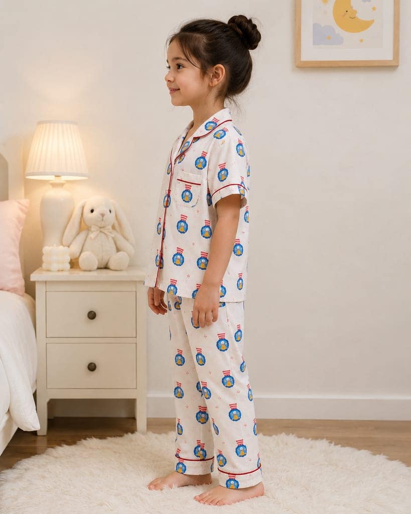 Bugyboo Kids Short Sleeve Pajama Set view 3