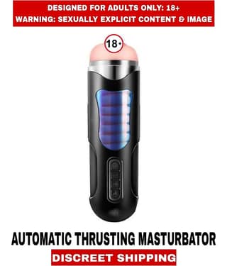 ADULT SEX TOYS XXOO AUTOMATIC Flashlights THRUSTING MASTURBATOR For MEN