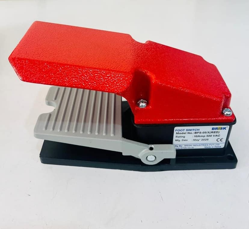 BRISK Foot Switch, BFS-05/X/RED, 10A/500VAC view 2