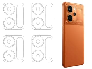 ISAAK Back Camera Lens Protector compatible for Realme P4 Power|Realme Narzo Power (Pack of 4)