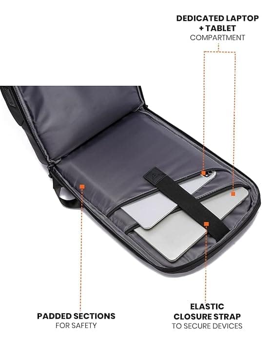 FUR JADEN Pro Series Smart Tech Anti-Theft Laptop Backpack view 7