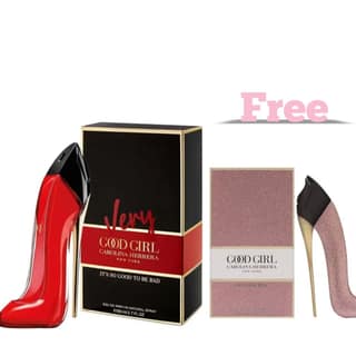 Carolina Herrera Very Good Girl Eau De Parfum for Women 80ml Perfume, Free Women Perfume