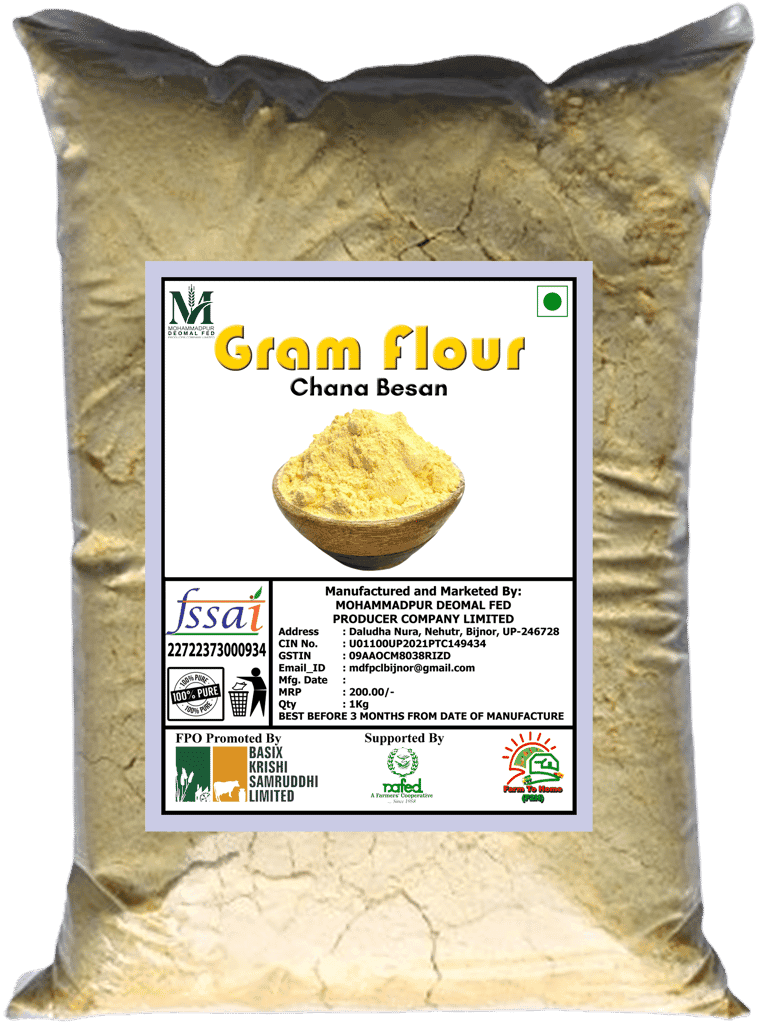 Gram Flour Chana Besan - 1 Kg (pack of 4)