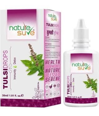 Nature Sure Tulsi Drops for Immunity and Detox in Men & Women - 30ml