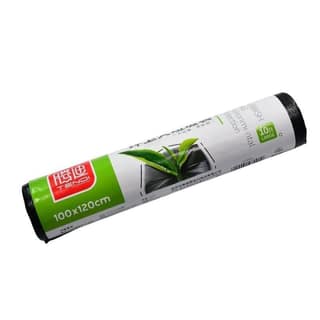 Store4Hope Black 1Roll Garbage Bags/Dustbin Bags/Trash Bags 100X120Cm