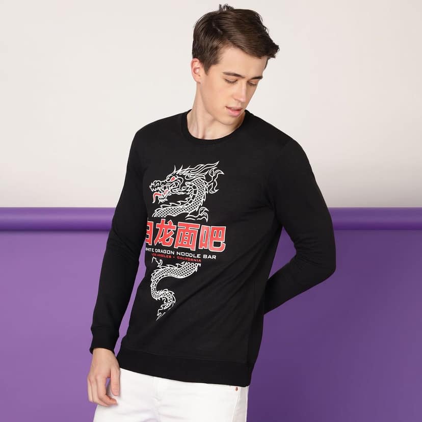 FTX Men Round Neck Printed Full sleeves Tshirt
